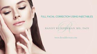 Full Facial Correction With Botox and Dermal Fillers