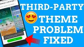 HOW TO APPLY THIRD-PARTY THEME IN MIUI9 | THIRD-PARTY THEME PROBLEM FIXED | APPLY THIRD-PARTY THEME