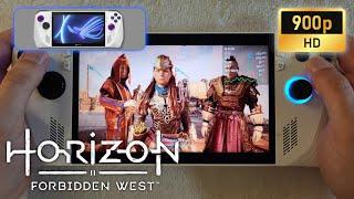 ASUS ROG Ally | Horizon Forbidden West | 900p | FSR3 - FG - medium settings