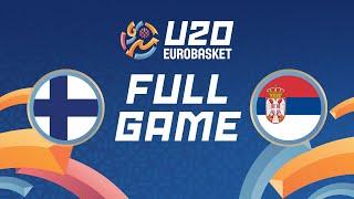 Class. Game 15-16 | Finland v Serbia | Full Basketball Game | FIBA U20 Women's EuroBasket 2024