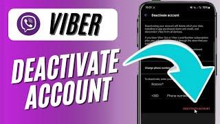 How To Deactivate Viber Account