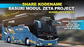 KODENAME BASURI MODUL ZETA PROJECT | ASIK BANGET | BUSSID V3.7.1-V4.3.4