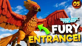 I Built the FURY ENTRANCE! | Theme Park Tycoon 2 • #5
