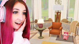 i tried building a house for the 100 baby challenge in sims 4