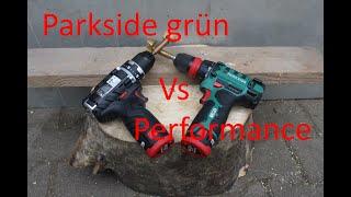 Parkside grün besser als Performance? 12V Akkuschrauber Performance vs Parkside PBSA 12 D2