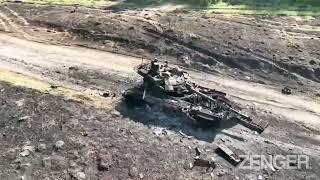 BITS AND PIECES: Ukrainian Defenders Destroy Russian T-90 Tank