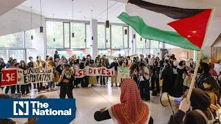 Pro-Palestinian students occupy building at London School of Economics