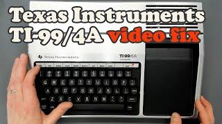 Texas Instruments TI-99/4A video RAM fix