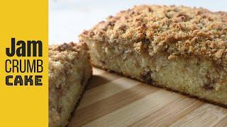 One-bowl Jam Crumb Cake