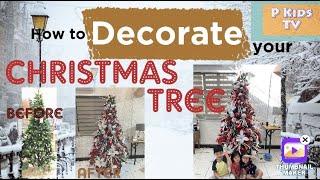 PKIDSTV - HOW TO DECORATE YOUR CHRISTMAS TREE 2020 | KIDS' REACTION CAUGHT | PKIDSTV