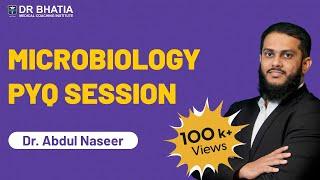 NEET PG PYQ Session of Microbiology || Dr. Abdul Naseer || DBMCI || eGurukul