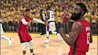 NBA 2K20 Gameplay - Los Angeles Lakers vs Houston Rockets (Playoff Game) – NBA 2K20 PS4