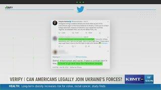 VERIFY: Can Americans legally join Ukraine's International Legion of Territorial Defense?