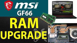 How to Upgrade RAM on an MSI Katana GF66 11UC MS 1582 Laptop