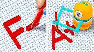 Drawing Hacks VS Gadgets || DIY Creative Ideas For School