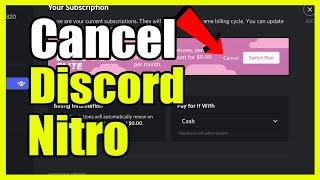 How to Cancel Discord Nitro Subscription on PC (Easy Tutorial)