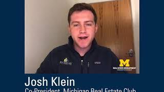 Josh Klein - Why Study at Michigan?