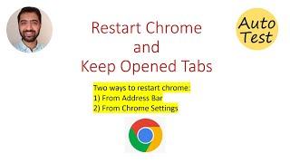 How to Restart Chrome Without Losing Open Tabs