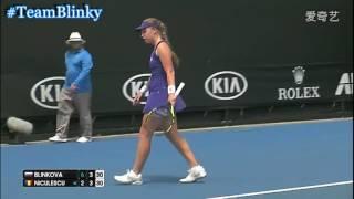 2017 Australian Open R1 Blinkova vs Niculescu HL