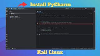 How to Install PyCharm on Kali Linux