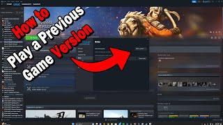 How to Revert Back to an Older Version of a Game on Steam