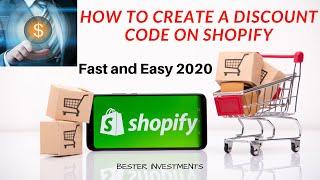 How to setup shopify discount code at checkout