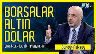 Borsalar, Altın, Dolar, Grafikler ile tüm piyasalar | Cüneyt Paksoy