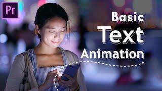 How to do Text Animation in Premiere pro in Hindi (2022)