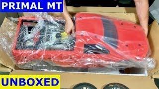 PRIMAL MT Raminator 1/5 GAS truck  - Unboxing Box 1 of 2 (the largest wheels in RC today)