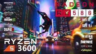 RX 580 - Ryzen 5 3600 - 30 Games Benchmark