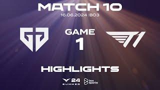 Highlights GEN vs T1 | Game 1 | Tuần 1 Ngày 5 | LCK Mùa Hè 2024