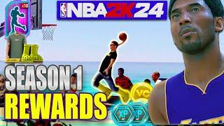 NBA 2K24 Season 1 NEW LEVEL 40 REWARDS and Progression System