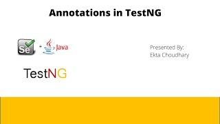 Create & Run First TestNG Class || TestNG Annotations || Execution Sequence (Series - Part 2)