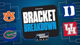 FULL BRACKET BREAKDOWN of 2025 NCAA Tournament | Biggest threats for 1 seeds in EACH region