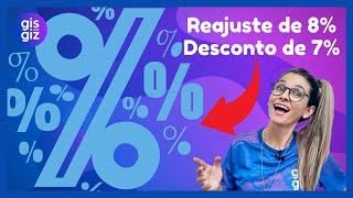 QUESTÕES DE  PORCENTAGEM | REAJUSTE E DESCONTO | \Prof. Gis/