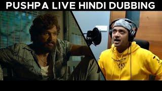 Pushpa Movie Hindi Dubbing Shreyas Talpade | Live Dubbing