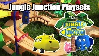 Jungle Junction Playsets - Zooter, Ellyvan, Bungo, Taxicrab, Crocker, Hippobus & The Beetlebugs