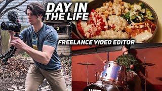 A Day In The Life Of A Freelance Video Editor | New Jobs, Meals, and Hobbies