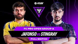 1st v 2nd in Group A! | Jafonso v Stingray | FC Pro Open | Full Match