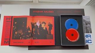  H1GHR MUSIC 1st Compilation Album Unboxing  [Red Tape + Blue Tape]