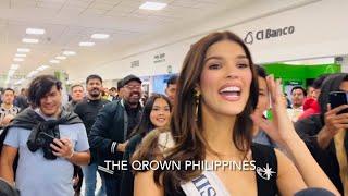 MISS VENEZUELA | ILEANA MARQUEZ | CHEERED BY THE CROWD UPON ARRIVAL IN MEXICO | Miss Universe