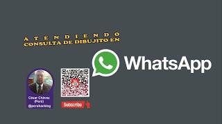 Atendiendo consultas de dibujito en Whatsapp