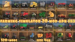 FS 20 v83 all new vehicles size 4gb 520+vehicles