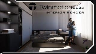 Twinmotion 2023 Interior Bedroom Render Workflow Archviz