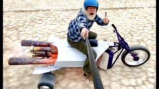 Crazy Rocketman: "ROCKET  THREE- WHEELER"