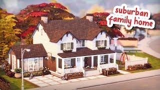 Suburban Family Home  || The Sims 4 Speed Build