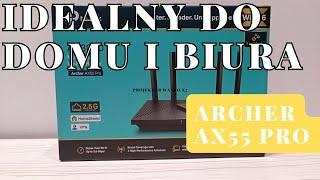 Tp Link Archer AX55 Pro AX3000 - recenzja / test szybkiego routera z Wi-Fi 6 OneMesh 2.5G WAN