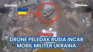 Video Kompilasi Kerja Tempur Drone Kamikaze BT-40 Rusia, VIRAL!!