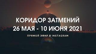 КОРИДОР ЗАТМЕНИЙ 26 МАЯ - 10 ИЮНЯ 2021