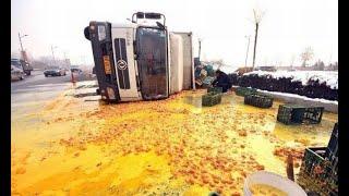 Посмотрите на китайские грузовики, которые попали в неприятности